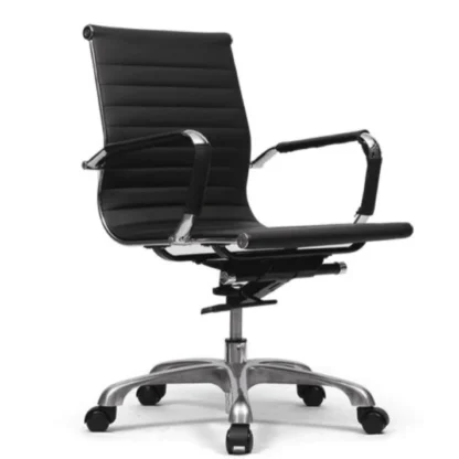 Boardroom Series B1 Stripes Luxury Medium Back Chair - Image 3